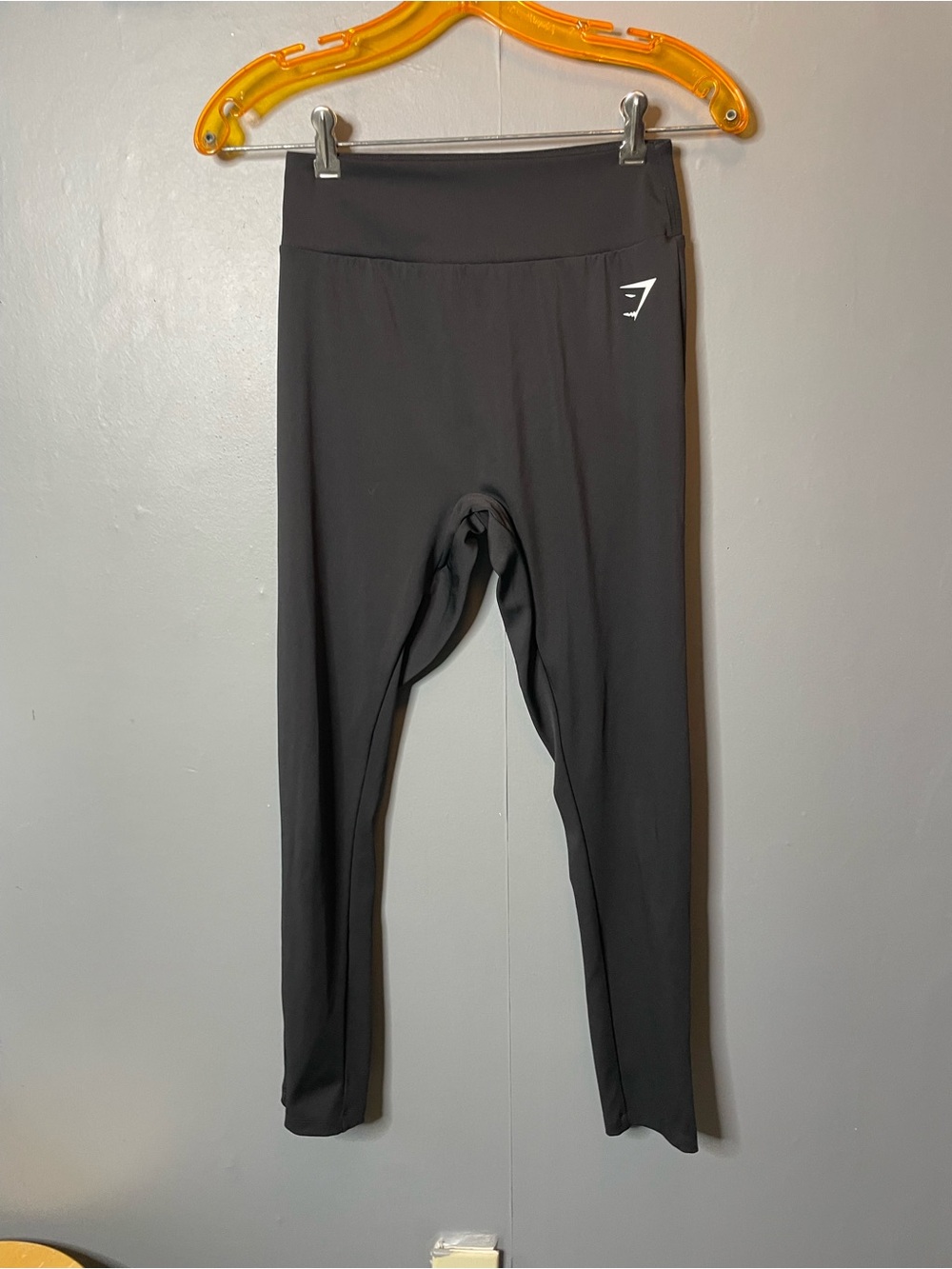 Gymshark Women's POWER REGULAR LEGGINGS Black High-Waist‎ Leggings size small